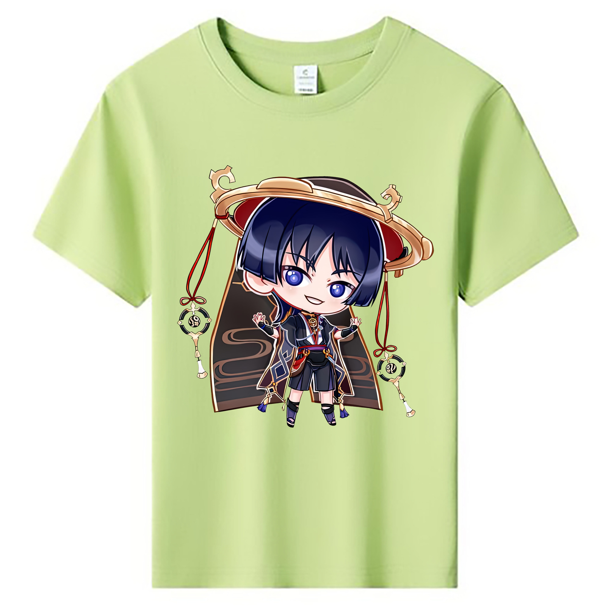 げんし神 さんペい genshin Sanpei 綿100％キッズTシャツ（フロントプリント）